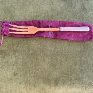 J. Jessop & Sons San Diego vintage wood and silver fork